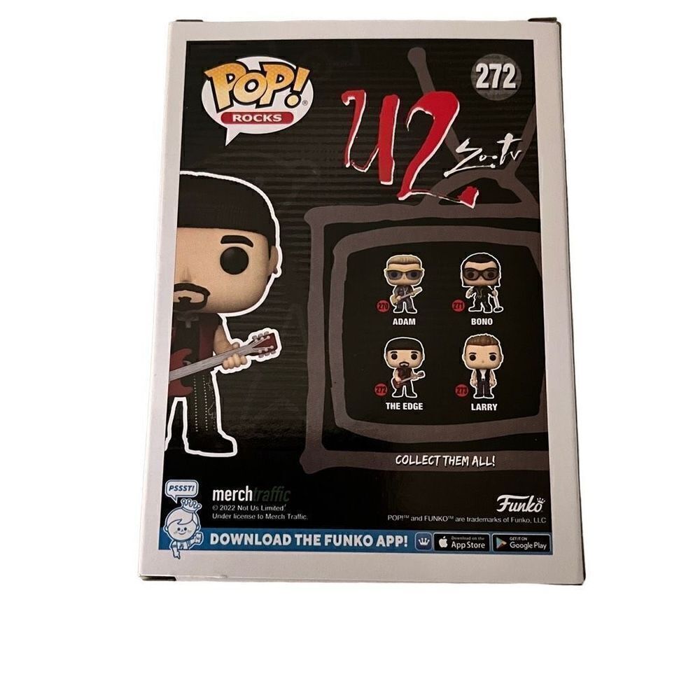 Funko Pop! U2 The Edge Vinyl Collectible Action Figure NIB - Picture 3 of 5